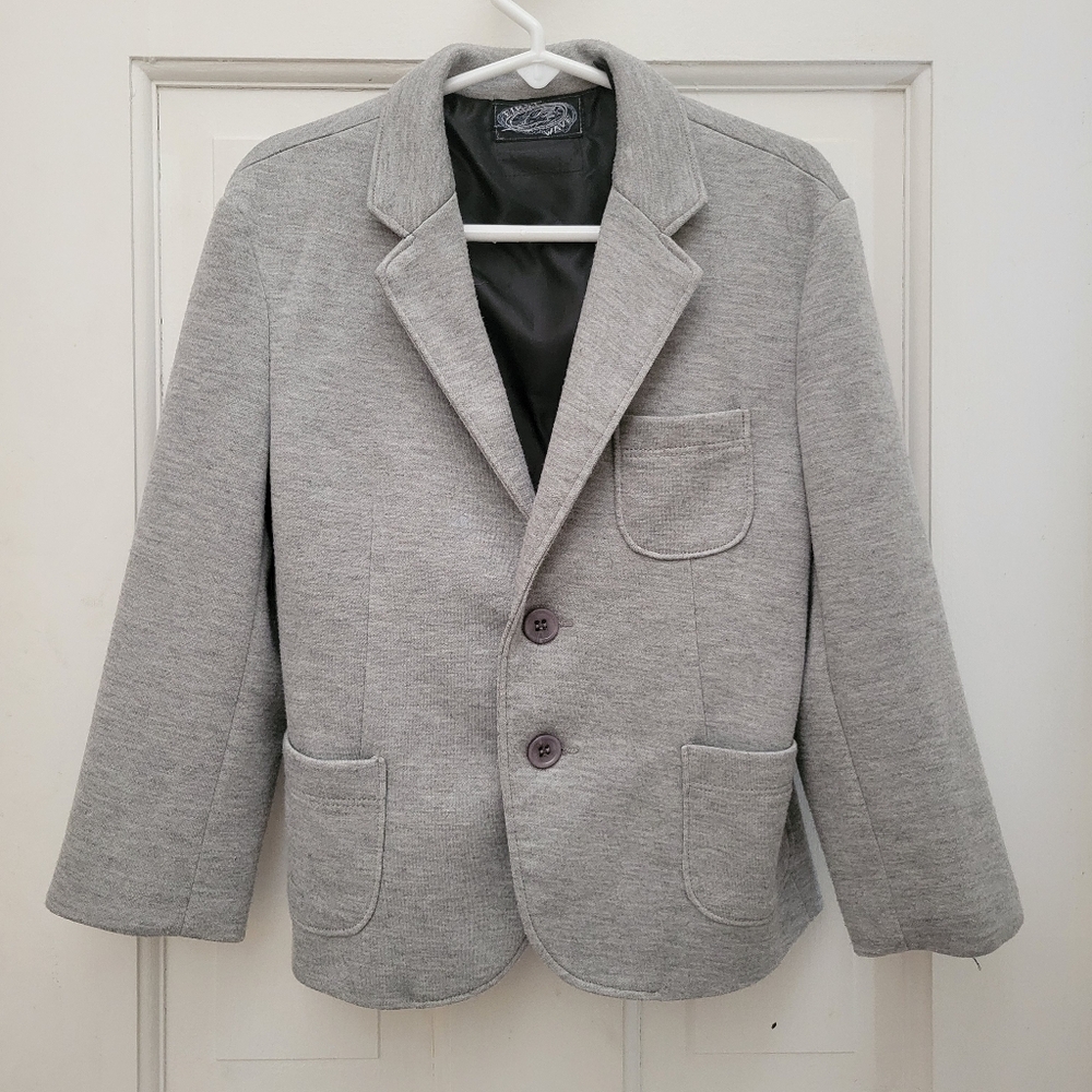 Boys Size 4 Gray Blazer